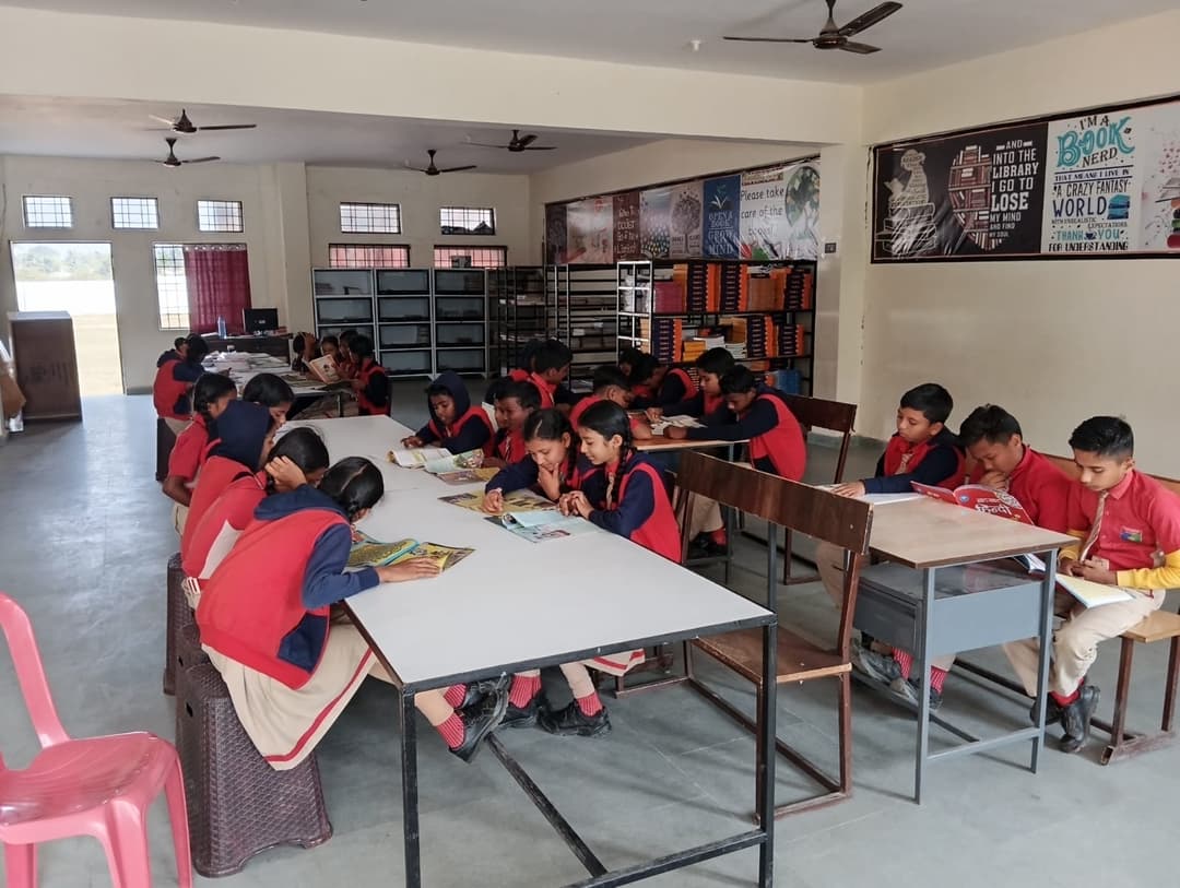 Aadeshwar Academy Library